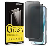 Coiwxmoi Mat Verre Trempé pour iPhone 15 Pro Anti Espion,Mate Anti Spy Vitre Protection écran Matte Anti-Reflet Dureté 9H Anti-Rayures Privacy Haute Définition Sans Bulles HD Film Protecteur,2 Pièces