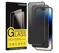 Coiwxmoi Verre Trempé Mat pour iPhone 14 Pro Anti Espion 2 Pièces,Mate Anti Spy Vitre Protection écran Matte Anti-Reflet Dureté 9H Anti-Rayures Privacy Haute Définition Sans Bulles HD Film Protecteur