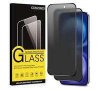 Coiwxmoi Verre Trempé Mat pour iPhone 16/iPhone 15 Anti Espion,Mate Anti Spy Vitre Protection écran Matte Anti-Reflet Dureté 9H Anti-Rayures Privacy Haute Définition Sans Bulles HD Film Protecteur