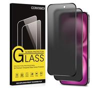 Coiwxmoi Verre Trempé Mat pour iPhone 16 Plus/iPhone 15 Plus Anti Espion,Mate Anti Spy Vitre Protection écran Matte Anti-Reflet Dureté 9H Anti-Rayures Privacy Haute Définition Sans Bulles HD Film
