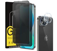Coiwxmoi Verre Trempé pour iPhone 13 Anti Espion Mat et avec Caméra Arrière Protecteur [2+2 pièce], Mate Anti-Espion Vitre Protection écran Matte Anti-Reflet Dureté 11H Anti Rayures Anti-Spy HD Film