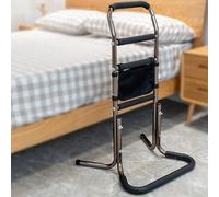 COJJ Support Mobile pour se Lever et s'asseoir, avec 4 poignées, Aide au lit pour Personnes âgées, poignée réglable en Hauteur, pour Personnes âgées, Charge maximale : 136 kg
