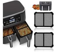 COKACA 2 PCS Grille Anti Projection Air Fryer Ninja of Accessoire Air Fryer Ninja Double Stack Xl,EmpêChe Les Taches D'Huile, Machine Lavable,Pour Ninja Foodi Max Dual Zone 9.5l Air Fryer AF400EU