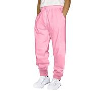 Cokbyavla Pantalon de Travail Cargo pour Homme - Taille Élastique, Coupe Ajustée, Ample - Rose, Taille 41-44.5