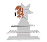 Cokbyavla Portefeuille cadeau 2024 pour remise de diplôme 2024, cadeau de félicitations, remise de diplôme 2024, cadeau de remise de diplôme pour lui ou elle (D, taille unique)