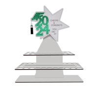 Cokbyavla Portefeuille cadeau 2024 pour remise de diplôme 2024, cadeau de félicitations, remise de diplôme 2024, cadeau de remise de diplôme pour lui ou elle (taille C, taille unique)