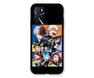 Cokitec Coque pour Oppo A16 / A16S Manga My Hero Academia Noir