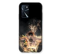 Cokitec Coque pour Oppo A16 / A16S Manga One Piece Ace Noir