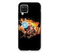 Cokitec Coque pour Samsung Galaxy A12 Manga Naruto Noir Multicolore