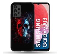 Cokitec Coque pour Samsung Galaxy A13 / A04S Tete de Mort Deflagration