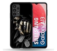 Cokitec Coque pour Samsung Galaxy A13 / A04S Tete de Mort Your Next Multicolore