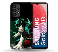 Cokitec Coque pour Samsung Galaxy A13 Manga My Hero Academia Deku Multicolore