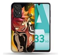 Cokitec Coque pour Samsung Galaxy A33 5G Manga Fairy Tail Natsu Multicolore