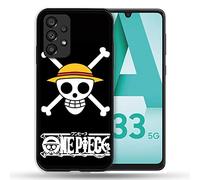 Cokitec Coque pour Samsung Galaxy A33 5G Manga One Piece Tete de Mort Multicolore