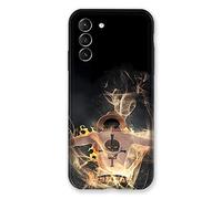 Cokitec Coque pour Samsung Galaxy S21 Manga One Piece Ace Noir