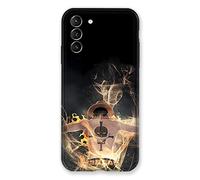 Cokitec Coque pour Samsung Galaxy S21 Plus Manga One Piece Ace Noir