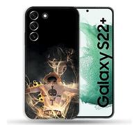 Cokitec Coque pour Samsung Galaxy S22 Plus Manga One Piece Ace Noir