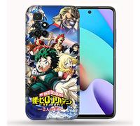 Cokitec Coque pour Xiaomi Redmi 10 Manga My Hero Academia Affiche Multicolore