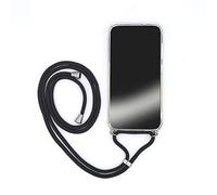 Cokitec Coque Renfocée en Verre Trempé pour Samsung Galaxy S23 Ultra Lanière/Bandoulière Cordon Noir