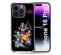 Cokitec Coque Renforcée pour Apple Iphone 16 Pro Manga Fairy Tail Logo Team