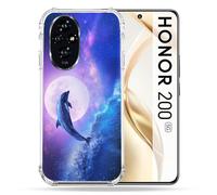 Cokitec Coque Renforcée pour Honor 200 5G Animal Dauphin Vague
