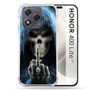 Cokitec Coque Renforcée pour Honor 400 Lite 5G Tete de Mort Doigt