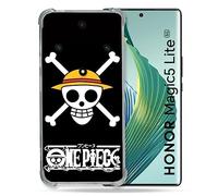Cokitec Coque Renforcée pour Honor Magic 5 Lite Manga One Piece Tete de Mort