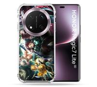 Cokitec Coque Renforcée pour Honor Magic 7 Lite 5G Manga Demon Slayer Groupe