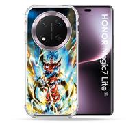 Cokitec Coque Renforcée pour Honor Magic 7 Lite 5G Manga Dragon Ball Sangoku Blanc