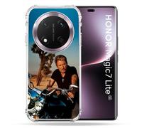 Cokitec Coque Renforcée pour Honor Magic 7 Lite 5G Musique Johnny Hallyday Moto