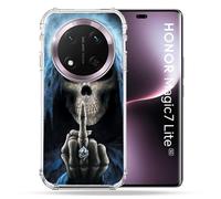 Cokitec Coque Renforcée pour Honor Magic 7 Lite 5G Tete de Mort Doigt