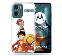 Cokitec Coque Renforcée pour Motorola G05 / E15 Manga One Piece Chopper