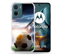Cokitec Coque Renforcée pour Motorola G05 / E15 Sport Football Stade