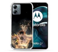 Cokitec Coque Renforcée pour Motorola G14 4G Manga One Piece Ace Noir