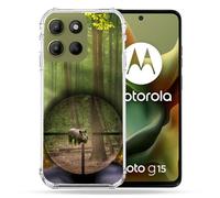 Cokitec Coque Renforcée pour Motorola G15 Chasse Sanglier Viseur