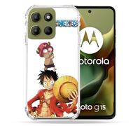 Cokitec Coque Renforcée pour Motorola G15 Manga One Piece Chopper