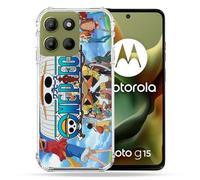 Cokitec Coque Renforcée pour Motorola G15 Manga One Piece Sunny