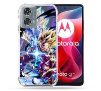 Cokitec Coque Renforcée pour Motorola G24 4G Manga Dragon Ball Sangohan Duo