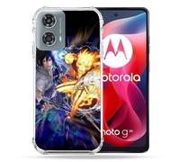 Cokitec Coque Renforcée pour Motorola G24 4G Manga Naruto VS