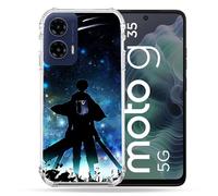 Cokitec Coque Renforcée pour Motorola G35 5G Manga Attaque Titans Levi