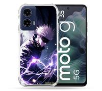 Cokitec Coque Renforcée pour Motorola G35 5G Manga Jujutsu Kaisen Gojo Saturo