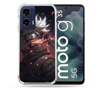 Cokitec Coque Renforcée pour Motorola G35 5G Manga Naruto Kakashi Dark