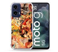 Cokitec Coque Renforcée pour Motorola G35 5G Manga One Piece Nakama