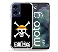Cokitec Coque Renforcée pour Motorola G35 5G Manga One Piece Tete de Mort