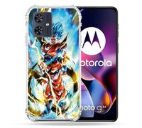 Cokitec Coque Renforcée pour Motorola G54 5G Manga Dragon Ball Sangoku Blanc