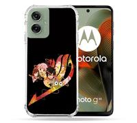 Cokitec Coque Renforcée pour Motorola G55 5G Manga Fairy Tail Logo Noir