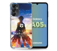 Cokitec Coque Renforcée pour Samsung Galaxy A05S Manga Attaque Titans Soleil