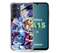 Cokitec Coque Renforcée pour Samsung Galaxy A15 4G / 5G Manga Dragon Ball Sangohan Duo