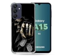 Cokitec Coque Renforcée pour Samsung Galaxy A15 4G / 5G Tete de Mort Your Next