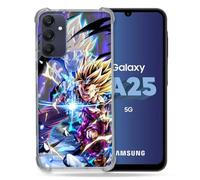 Cokitec Coque Renforcée pour Samsung Galaxy A25 5G Manga Dragon Ball Sangohan Duo